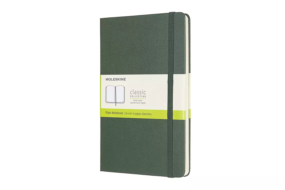 Een Moleskine Plain Hard Cover Notebook XL Myrtle Green koop je bij Moleskine.nl